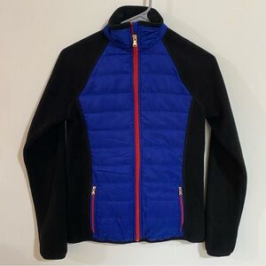 Ralph Lauren Fleece Blue and Black Jacket XS